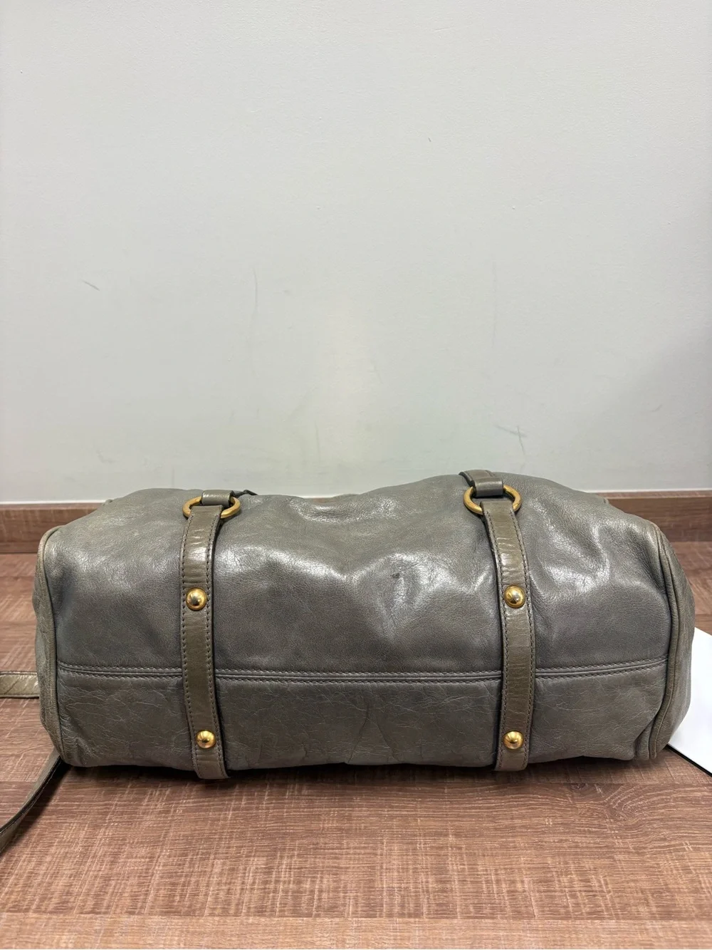 Miu Miu miu leather